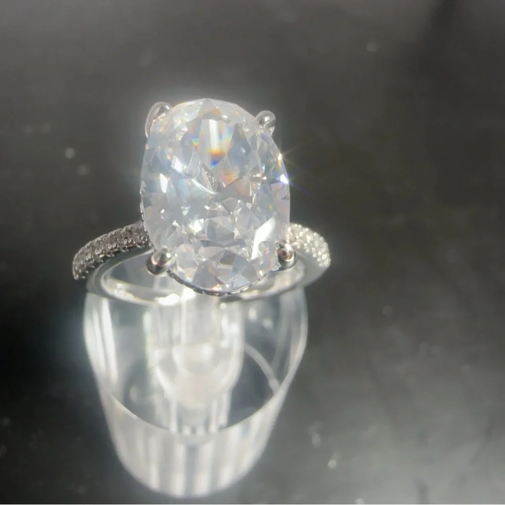 Fashion Jewelry Silver Ring Size 7